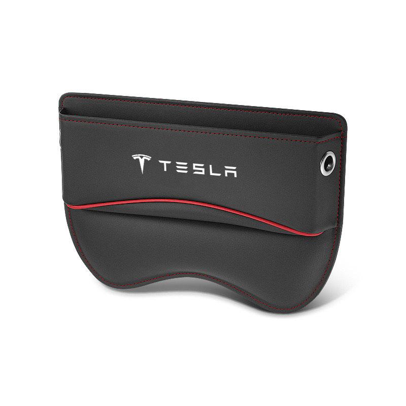 Multifunction Car Seat Gap Organizer Storage Box Crevice Side Storage Pocket Wallet for Tesla Model 3 Model S X Y Accessories