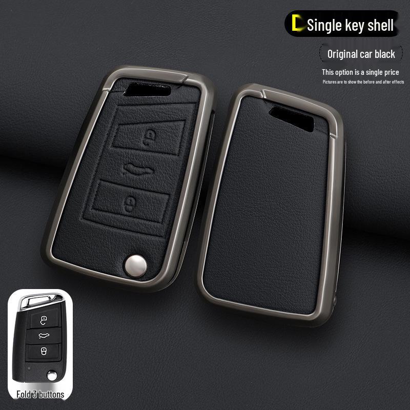 Volkswagen Key Cover Set for Lamando, Tiguan L, Golf 7, Tayron, T-Roc, Tharu, Teramont, Lavida, and Sagitar