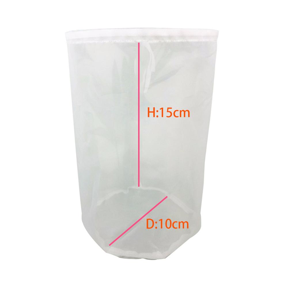 1pc of 8 Sizes Home Beer Brewing Wine Filter Bag Tea Nut Juice Milk Nylon Mesh Filter Bag Net Filter Reusable Grain Filter Bag