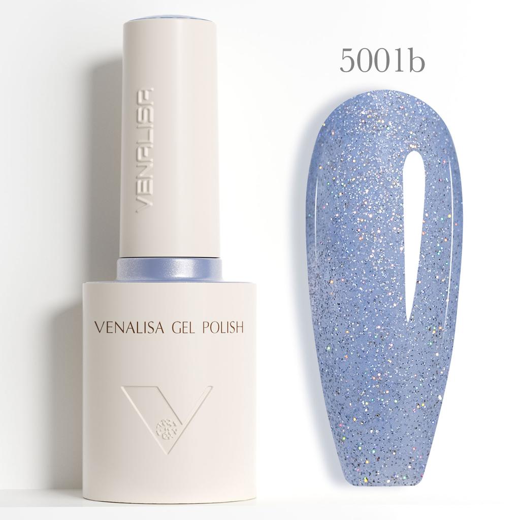 Venalisa Gel Nail Polish 10ml Hema TPO Free Snow Lotus Winter Glitter Shinning Soak Off UV LED Gel Varnish Nail Manicure