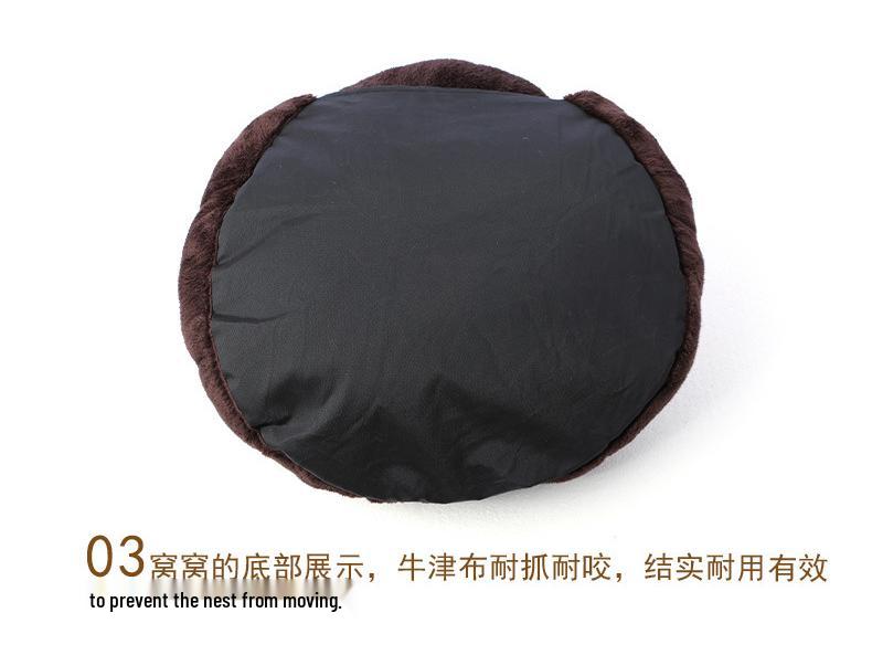 Enclosed Cat & Small Dog Winter Warm Nest Kennel - Four Seasons Sleeping Bag House