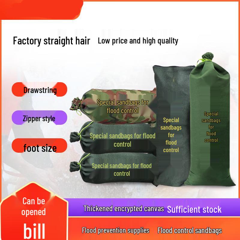 Heavy-Duty Emergency Flood Barrier Sandbags (100-Pack)