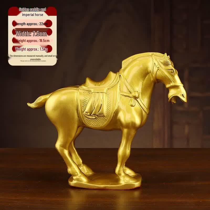 Lucky Success Pure Copper Horse Statue