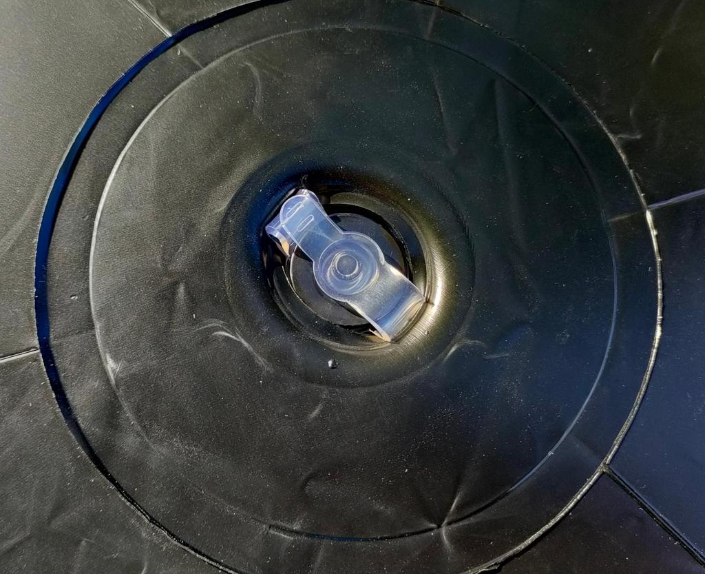 Giant Black Beach Ball, Approximately 100cm In Diameter After Inflation