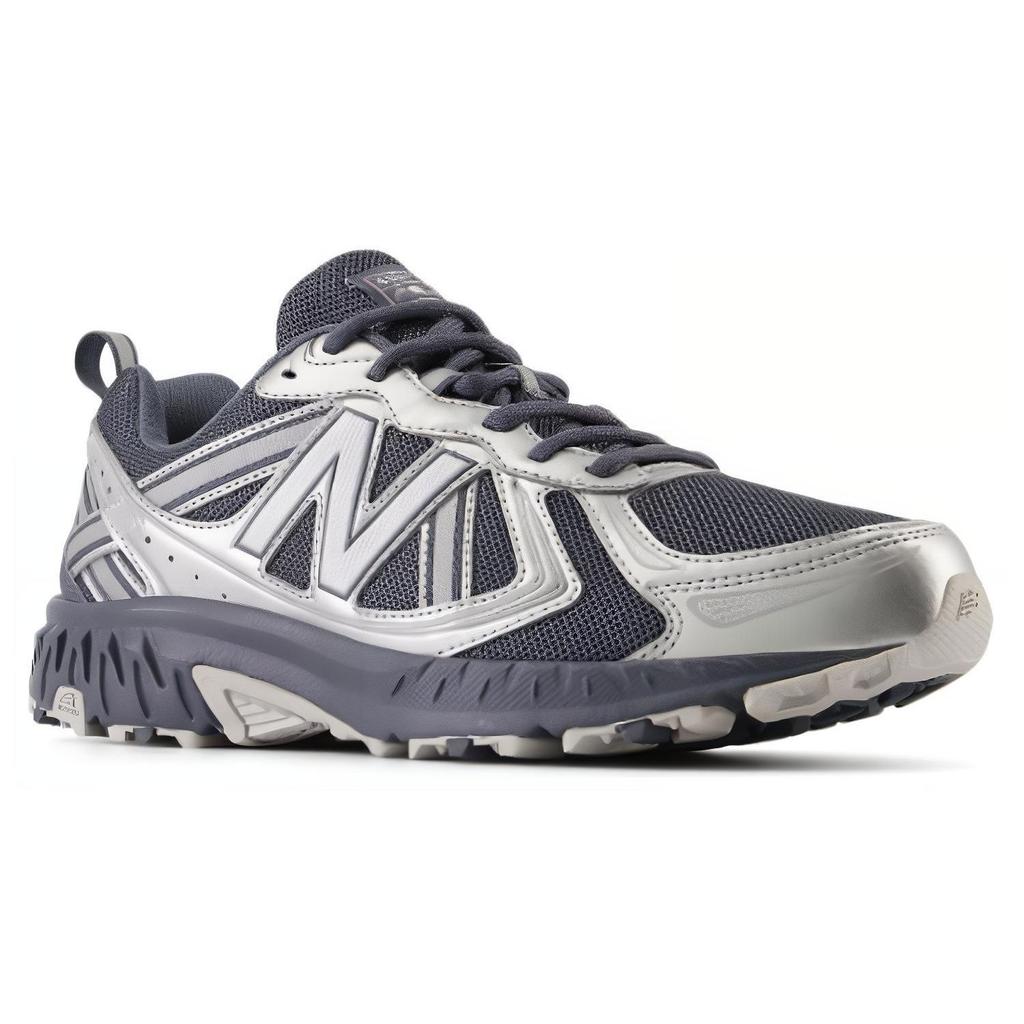 New Balance Nb 410 V5 Bequeme Vielseitige Niedrige Freizeit-Trail-Stadt-Pendel-Laufschuhe Unisex-Sneaker Schwarz Silber MT410GS5
