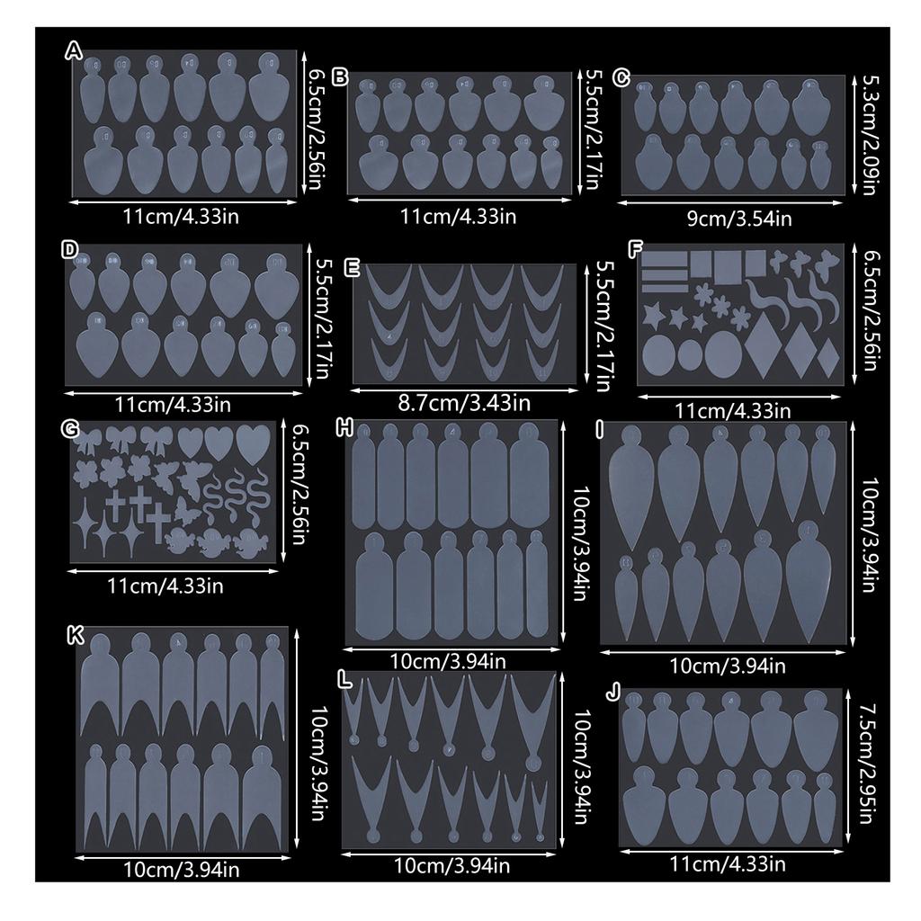 Nail Form Mould French Line Stickers for Nail Extensions Reusable Manicure Tools French Nail Tips Drawing Guide Stickers