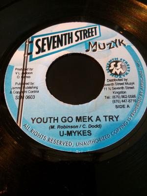 7inch Record U-MIKE - Youth Go Mek A Try SSM0603 Seventh Street  Jamaica Reggae, Ska & Dub Used
