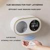 Liquid Foam Automatic Soap Dispensers Time Temperature Display Human Body Induction Hand Wash Waterproof Soap Dispenser
