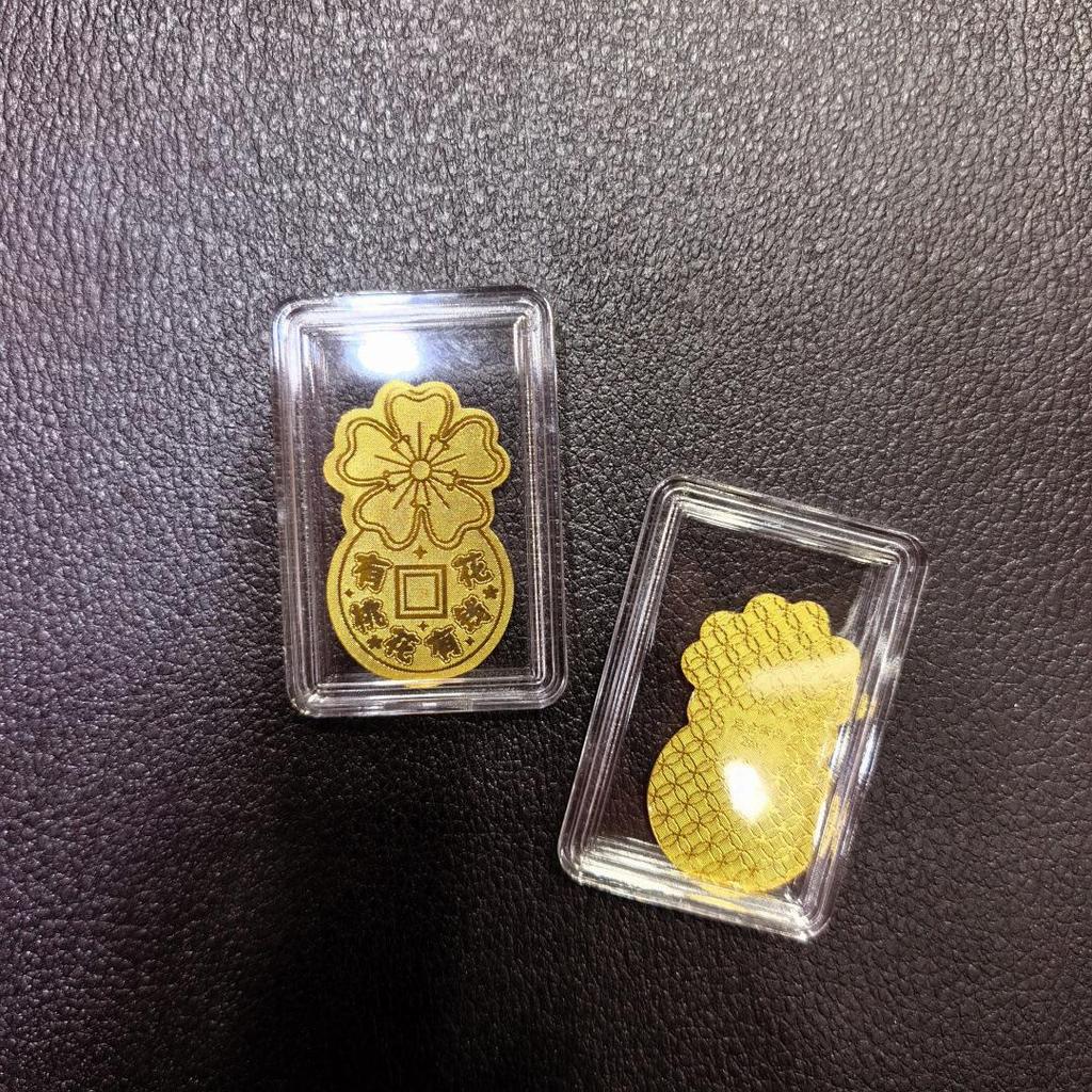 Gold Mobile Phone Sticker 999 Pure Gold - Prosperity & Wealth Charm Gift