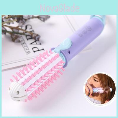 New Mini Hair Curler Straightener Ceramic Heating Safe Gentle On Hair Suitable For All Hair Types