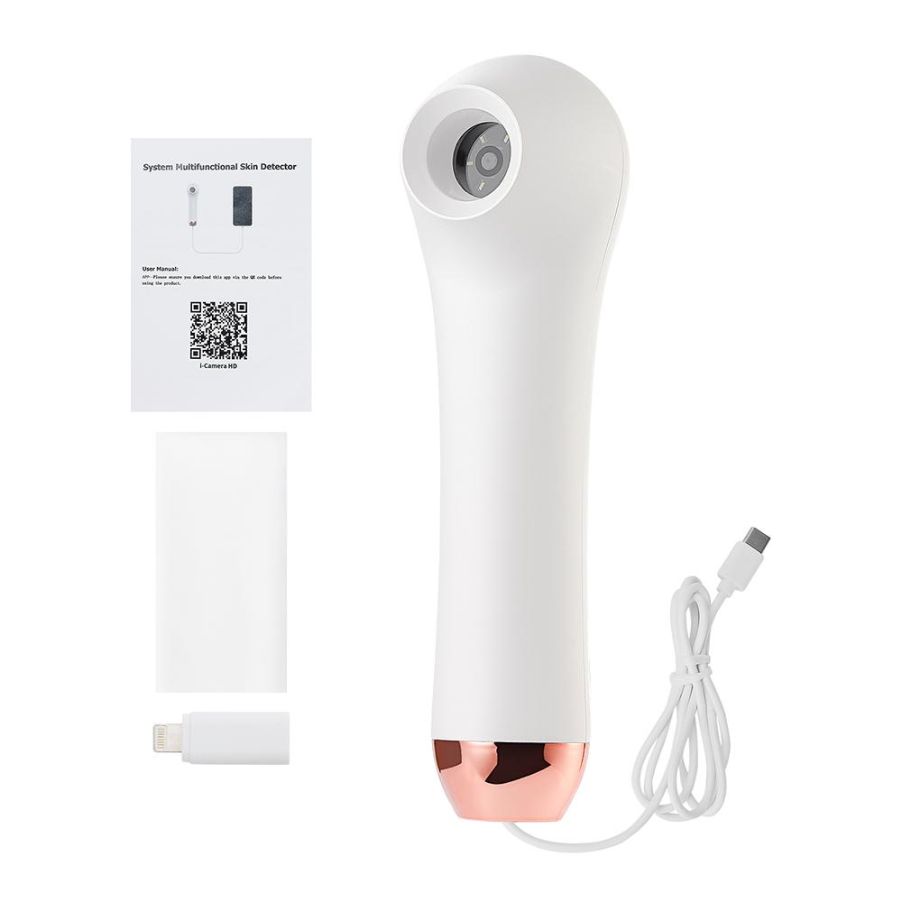 

500W HD Skin Analyzer Hair Follicle Detector Scalp Tester Analysis Microscope 1 Million Pixel For Diagnosis Skin Care Tools белый