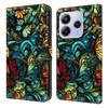For Xiaomi Redmi Note 14 4G (164.84mm) Wallet Case Pattern Printing PU Leather Flip Stand Phone Cover