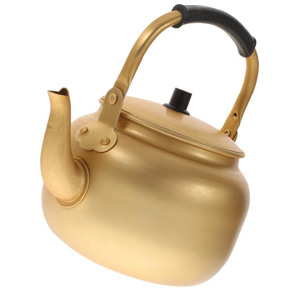 Vintage Aluminum Kettle Water Portable Boiler Teapot Coal Stove Boilers Large Metal