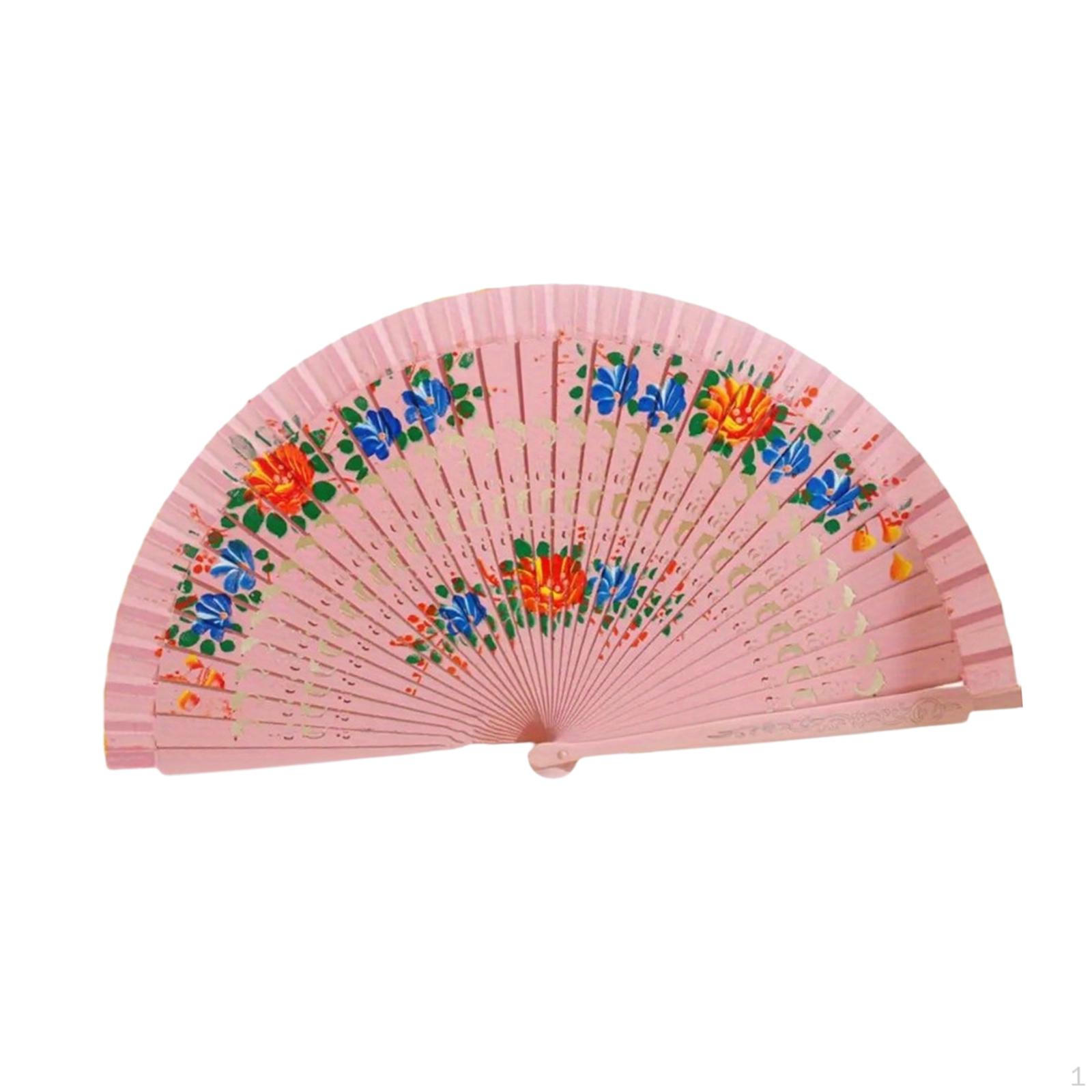 

Складной веер Складной Ретро для Свадьбы Реквизит для Танцев Выступление Косплей Вечеринки pink