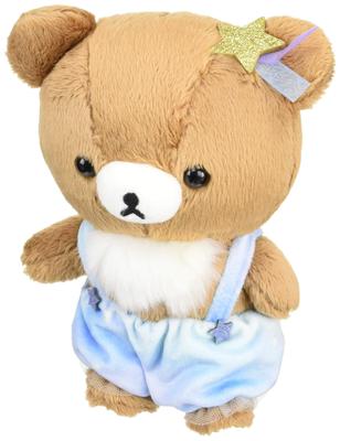 Rilakkuma Chairoikoguma's Starry Night Collectible Plush Toy, Chairoikoguma MY13801