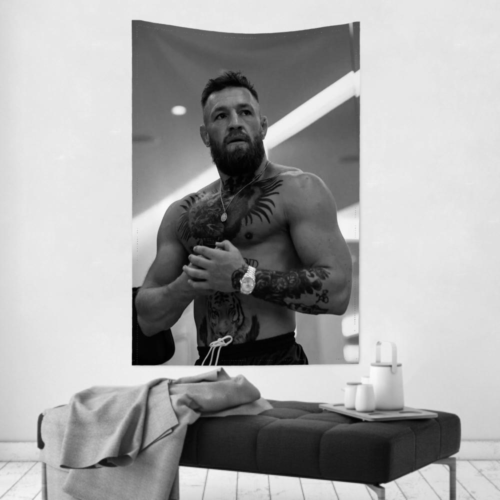 Conor Boxer Fighting MMcGregor Tapestry Room Decor Wall Cloth Party Hanging Background Room Decor Baby Room