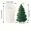 Molde de Silicona Navideño DIY Molde para Vela con Aroma a Pino Serie Navideña Transfronteriza Decoración para el Hogar