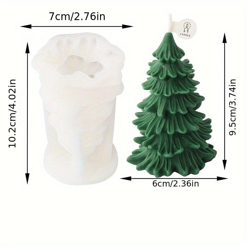 Christmas Silicone Mold DIY Pine Scented Candle Mold Cross-border Christmas Series Home Decoration