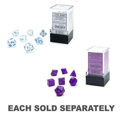 Mini Borealis Luminary Polyhedral 7-Die Set