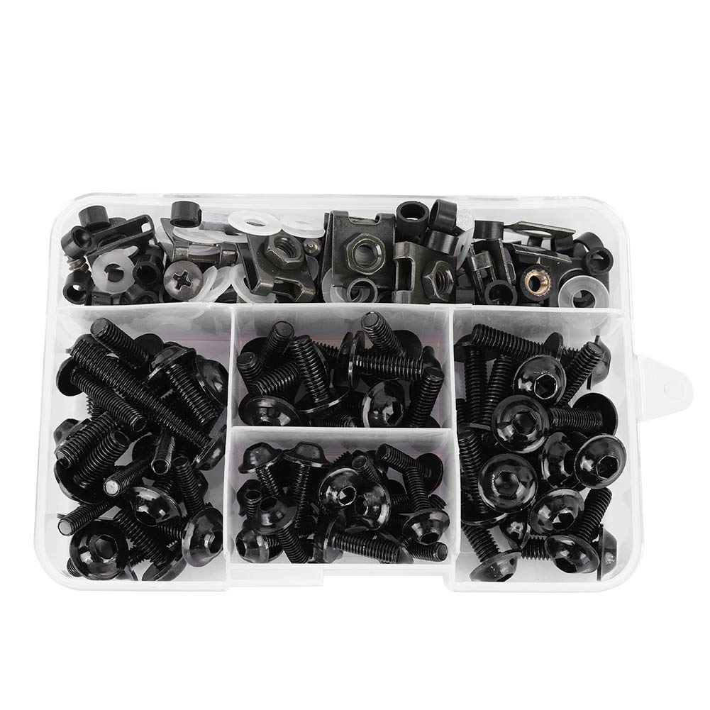 

Motorcycle Bolts Screws, Motorcycle Repair Bolts, Aluminum Alloy Material, M6 Bolts, Washers, Repair Tools, M6 чёрный