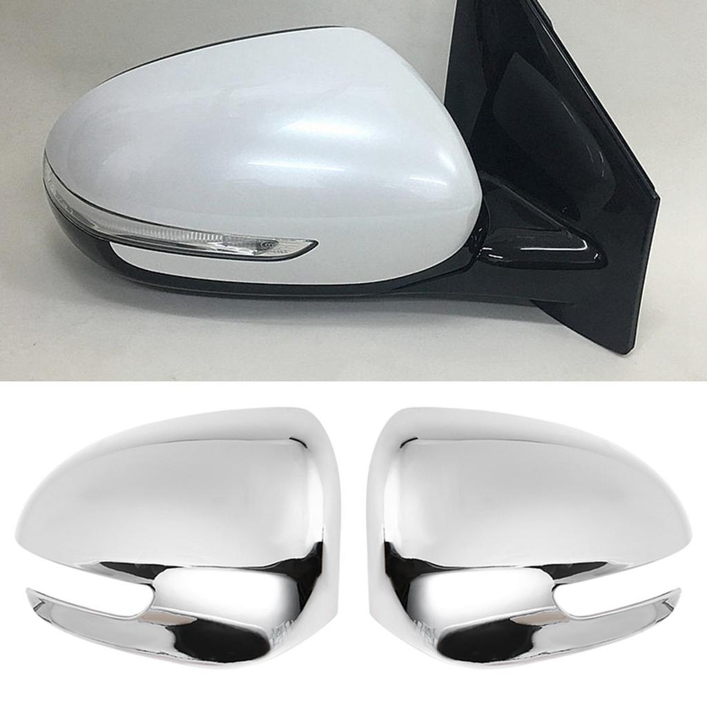 2pcs Car Side Rearview Mirror Cover Trim Replacement for KX5 QL 2015 2018