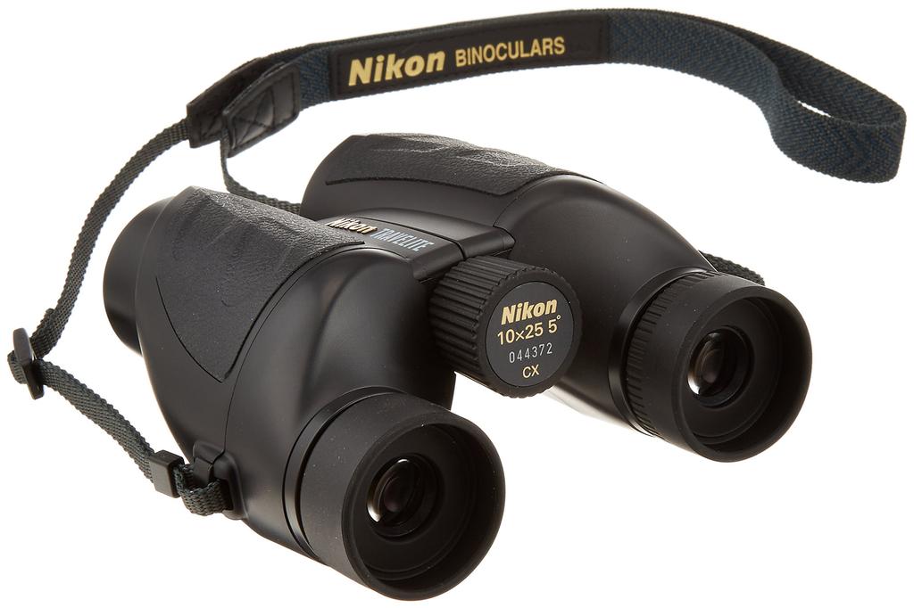 Nikon Travelite VI 10x25 Porro Prism Binoculars 10x 25 Caliber T610X25 Black