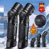 Windproof Fleece-Lined Knee Pads for Motorcycle & Cycling - Winter Leg Warmers for Men and Women