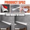 1 STuks 1m/39.37inch Waterstopper Blokkade Douche Droog Nat Scheiding Overstromingsbarrière Waterdichte Keukenmuur Hoek Afdichting Strip Tape