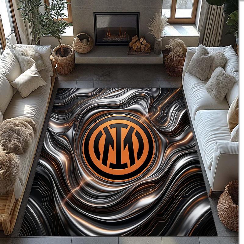 Borussia Dortmund Printed Flannel Area Rug Non Slip Soft Polyester Floor Carpet Indoor Decor Mat for Bedroom Living Room Sofa