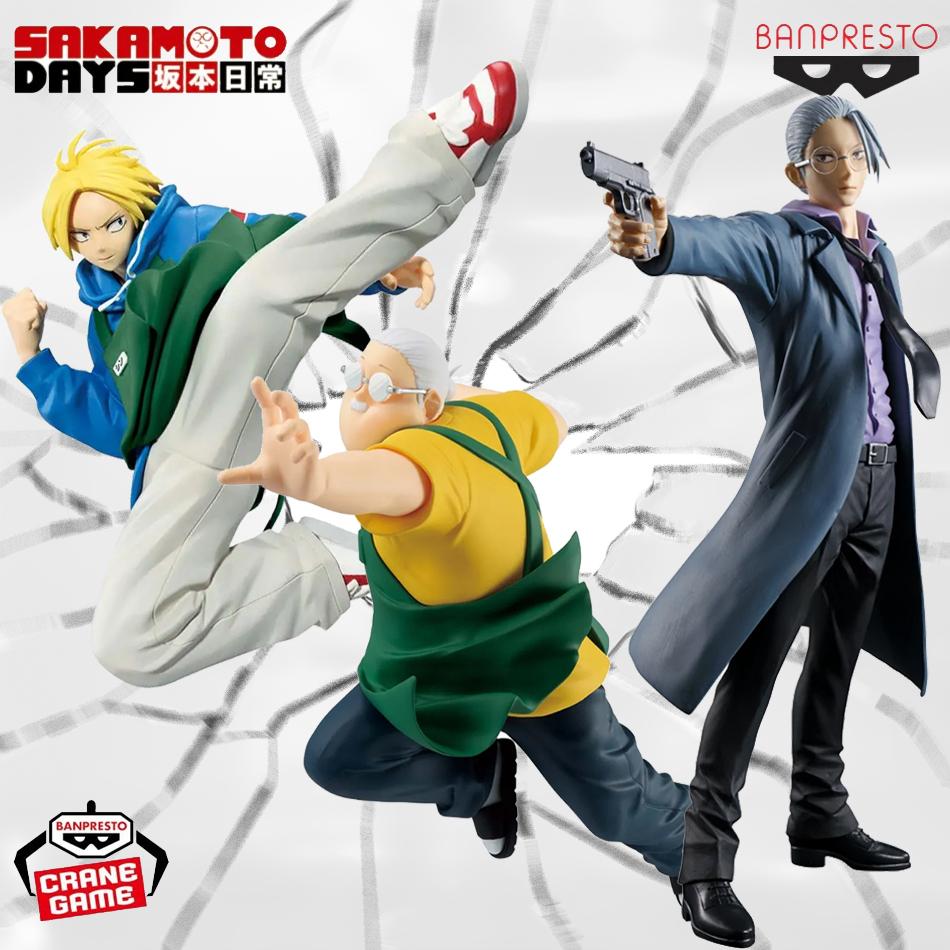 Anime SAKAMOTO DAYS Figure Toys 21CM Taro Sakamoto Shin Asakura Action Figural Dolls PVC Model Collection Ornament Toy Gifts