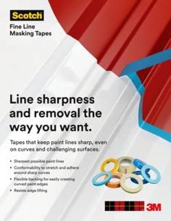 3M 6300 Fine Line Tape 3.2