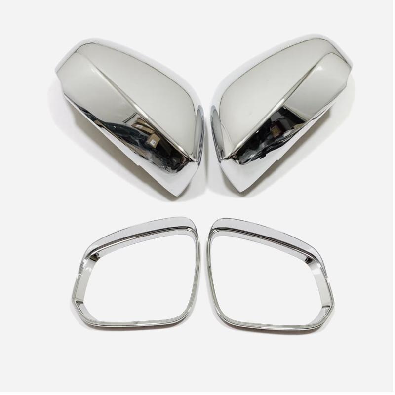 For Toyota BZ4X EA10   2024 ABS carbon Car Rearview Door Side Mirror Trim Rearview Mirror Rain Shield Cover Accessories