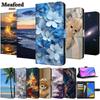 Geldbörse für Vivo V40 V30 SE Handyhülle Magnetische Lederhülle Ständer Buch Flip Schutzhülle Y100 Y200E T3 5G Blumen Funda Geschenk Hülle