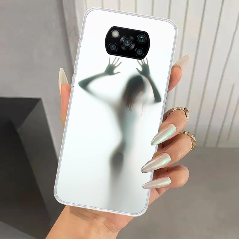 Woman Silhouettes Sexy Lady Girl Phone Case for Xiaomi Poco X5 X6 X7 Pro F7 Ultra M7 Redmi 15 15C 13 13C 12 12C 10 10A 10C 9 9A