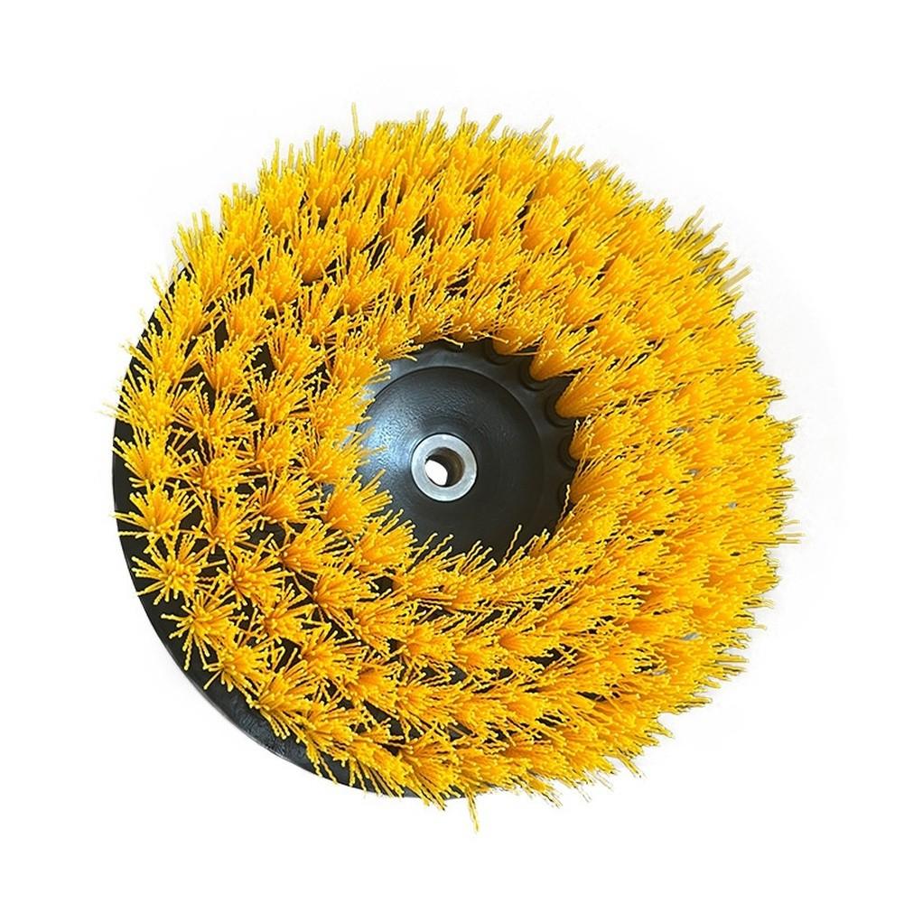 6 Inch 5 Inch Compact Scrub Brush Nylon for Floor Tiles Bathroom Toilet Corners