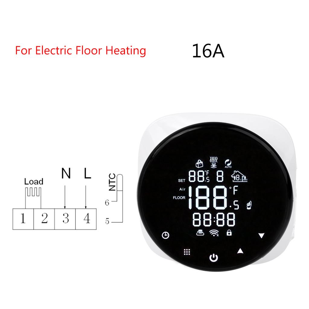 Tuya Programmable Thermostats Wifi for Smart Thermostat Digital Display for Gas/Water Boiler/Electric Floor Heating