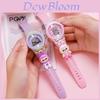Cartoon Childrens Led Light Up Quartz Watch With Night Glow For Kids And Students