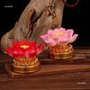 Seven-Color LED Lotus Lamp: Dual-Power Buddha Offering Light with Everlasting Seven Stars Illumination