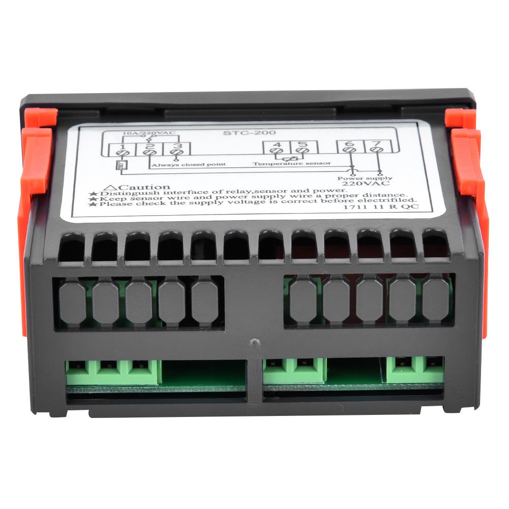 STC‑200 Digital Microcomputer Thermostat Temperature Controller with Refrigeration Heating