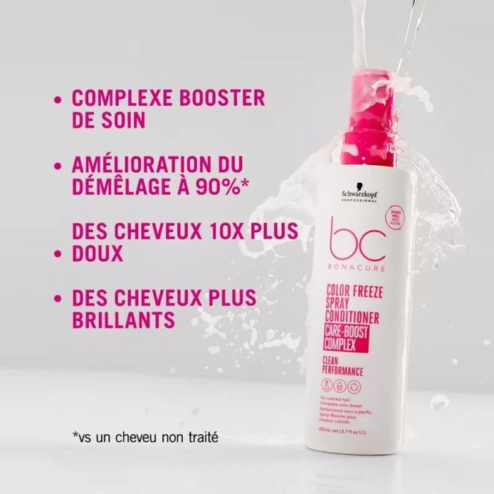 Spray revitalisant - Schwarzkopf - BC Color Freeze - 400ml - pH 4.5 - Cheveux colorés