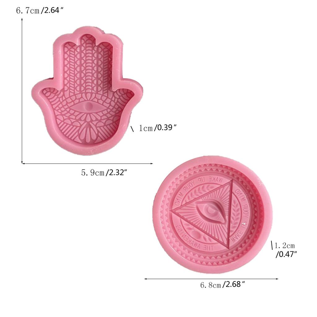 Totem Silicone Decorative Soap Aromath Plaster Mold Resin Casting Pendant Mold