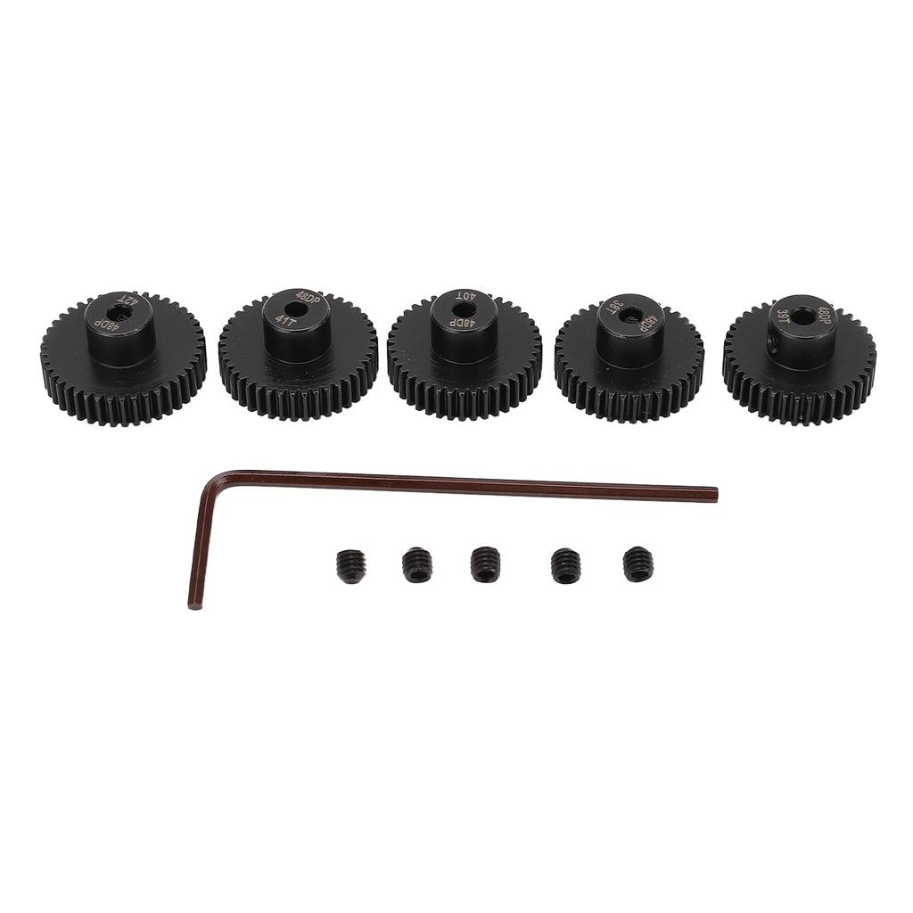 5 Buc. Pinion Motor RC F 48DP 0.53m 38T 39T 40T 41T 42T Accesoriu pentru Ax 3.175mm