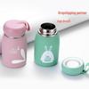 Adorable Large Thermos Cup with 304 Stainless Steel Liner & Cup Brush - Customizable Logo for Gifts & Promotions