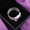 Drahokam černý onyx 925 sterlingové stříbro šperky ručně vyrobený výrazný prsten pro dárek RR-22-1