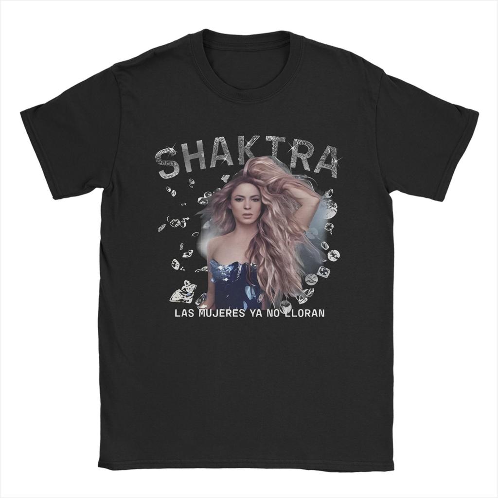 Shakira Albums LAS MUJERES ya no lloran  Tee Shirt for Men Women Graphic Printing T Shirts Tour 2025 Cotton Clothing