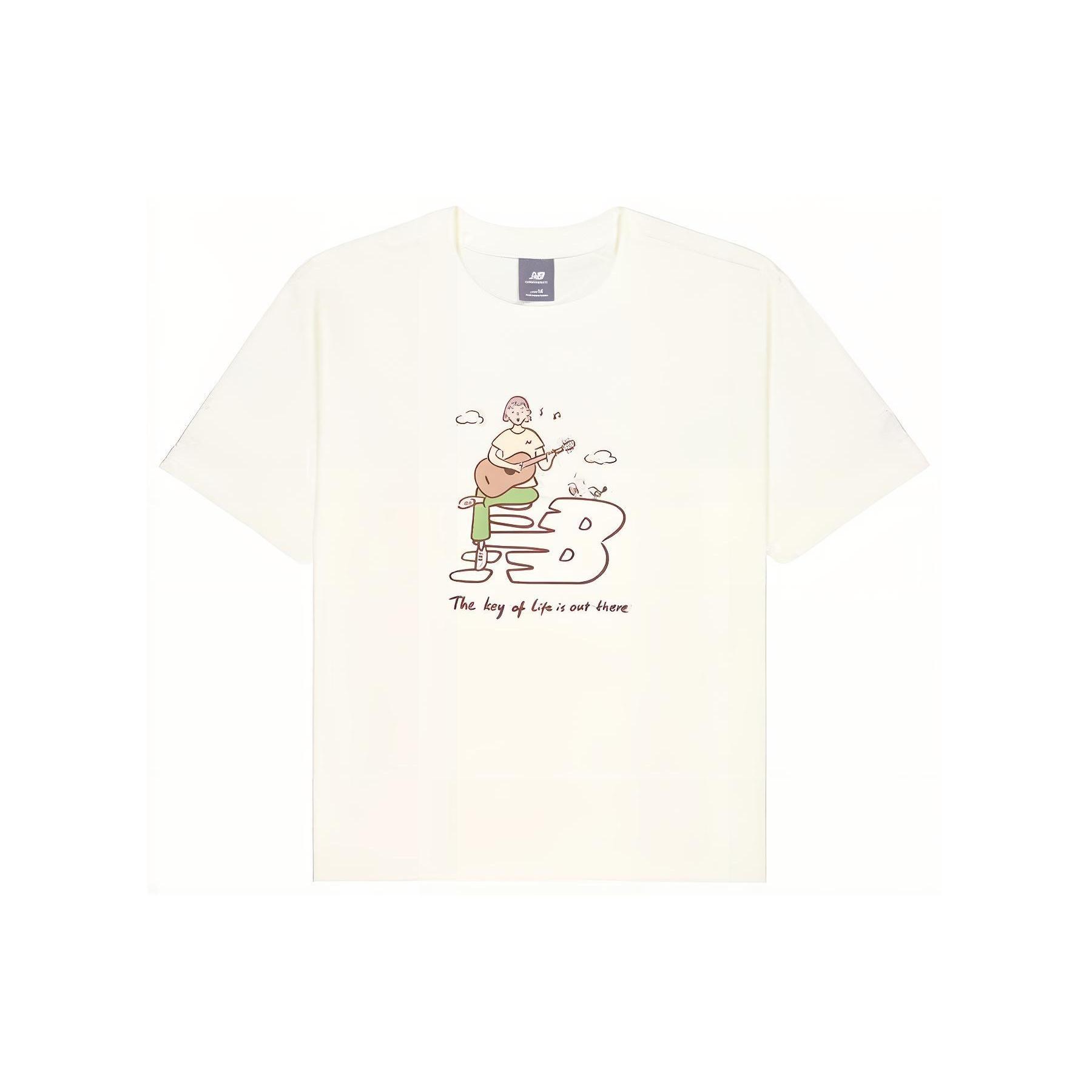 (WMNS) New Balance x PK Illustration T-shirt Asia Sizing Ivory Women s NEE26092-IV M