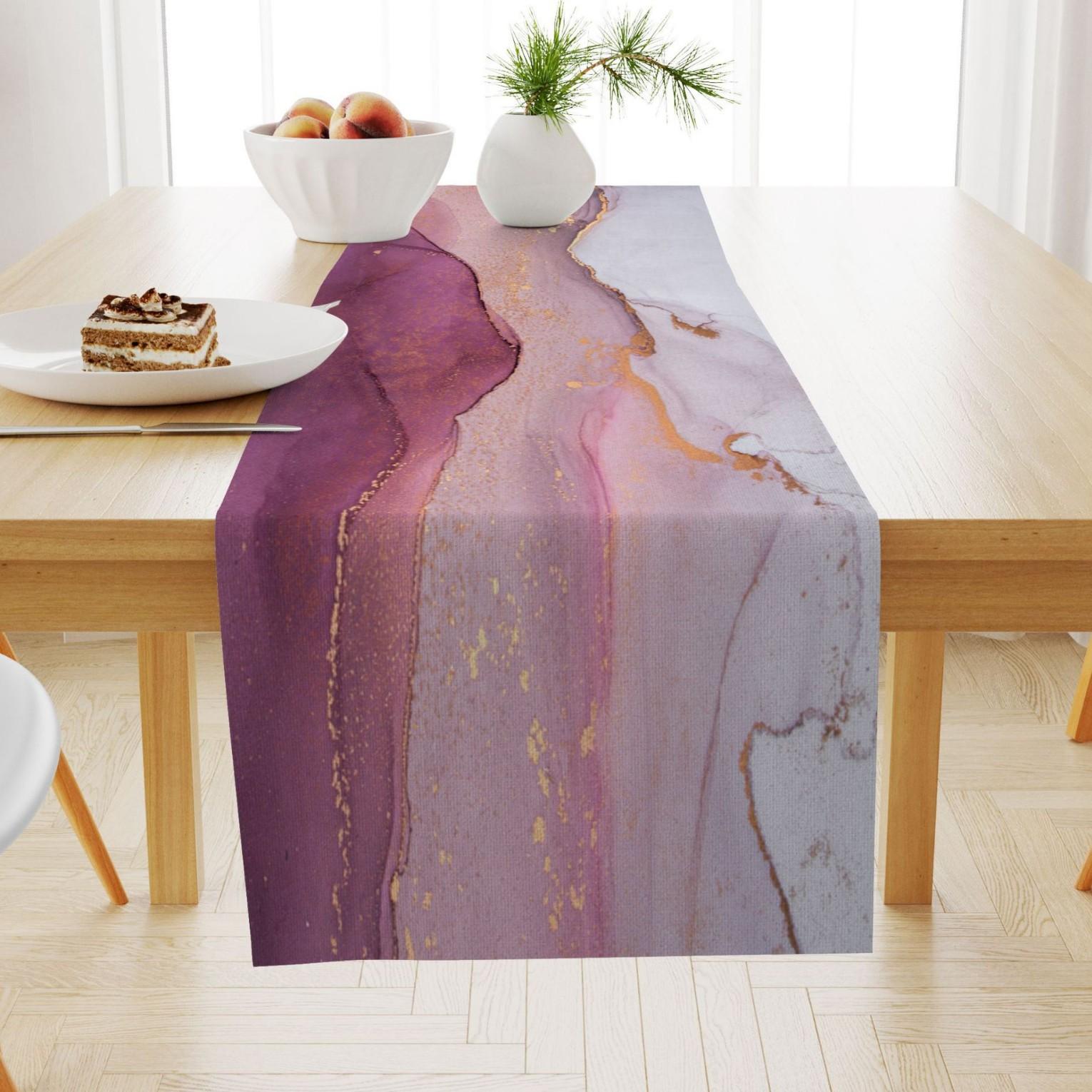 

Marble Linen Table Flag Coffee Table Dining Table Decoration Tablecloth Thermal Insulation Non-Slip Dining Table Cloth Cover 33X183CM