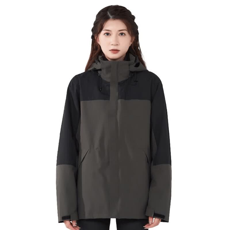 Zhenzhanhu HNG-044 Detachable 3-in-1 Windproof Jacket Set L серый
