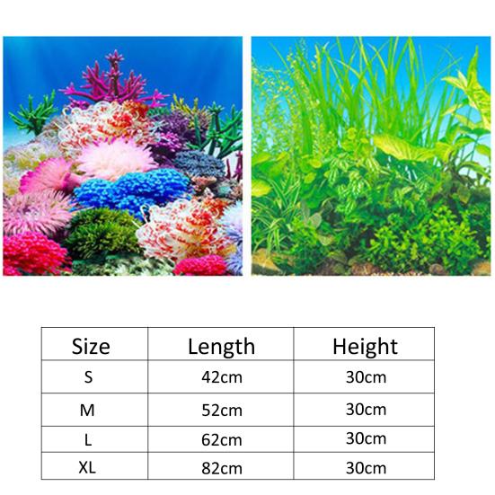 Poster Sfondo Acquario Oceano Autoadesivo Pesci Acquario Sfondo Adesivo Decorazione