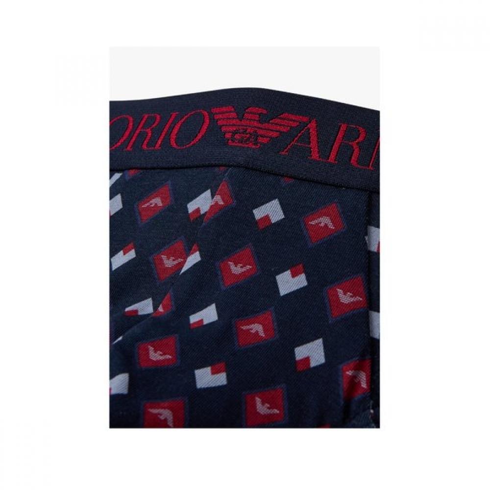 Emporio Armani Men S Logo Patterned Cotton Brief 0815311035